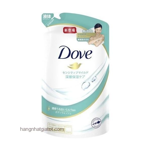 Sữa tắm Dove cho da nhạy cảm túi 360ml - NHẬT BẢN